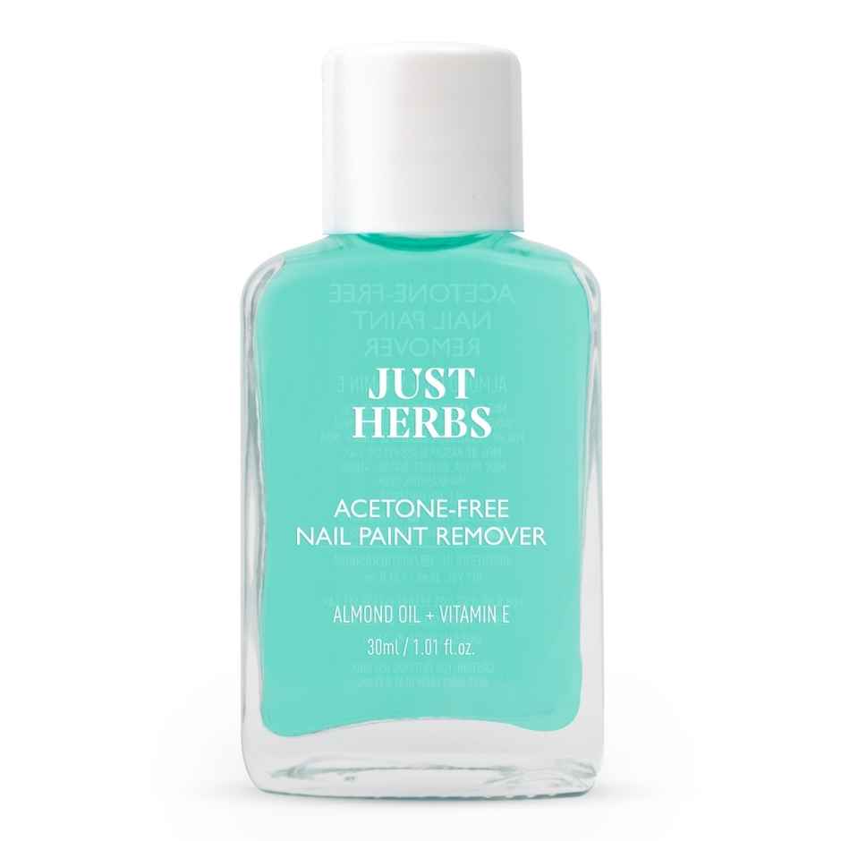 Just Herbs Acetone One Swipe Non Yellowing Free Nail Paint Remover