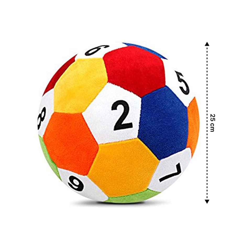 Babique Ball Numeric Plush Soft Toy Cute Kids Birthday Animal Baby Boys/Girls (25 cm)