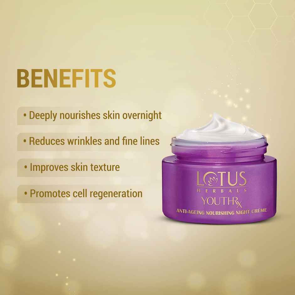 Lotus Herbals Youthrx Anti Ageing Nourishing Night Cream