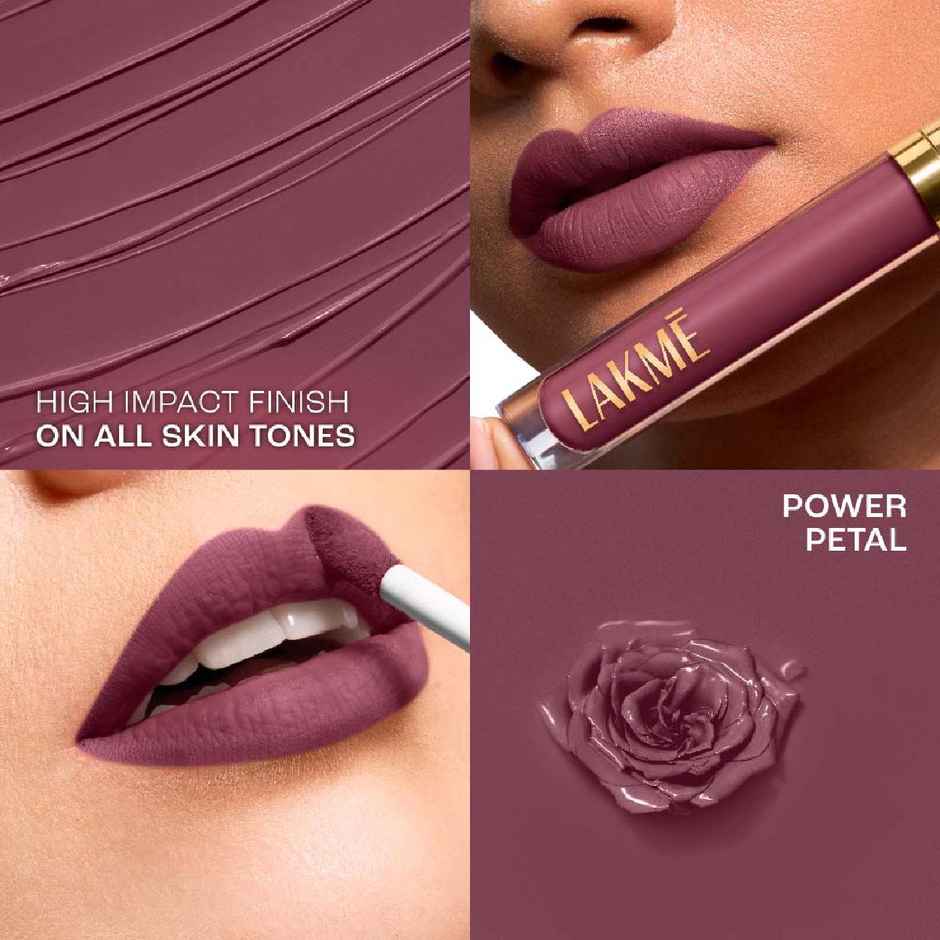 Lakme Rouge Bloom Matte Lip Liquid Power Petal 304