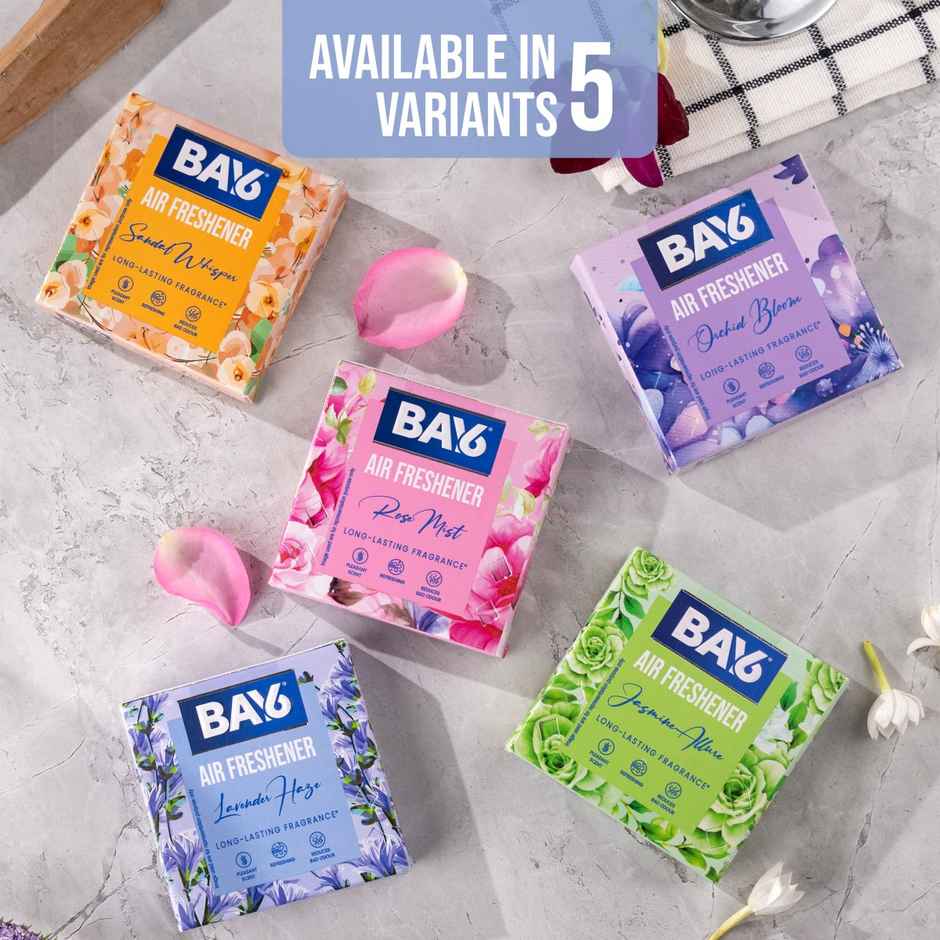 BAY6 Bathroom Air Freshener Blocks - Lavender - Long Lasting Fragrance