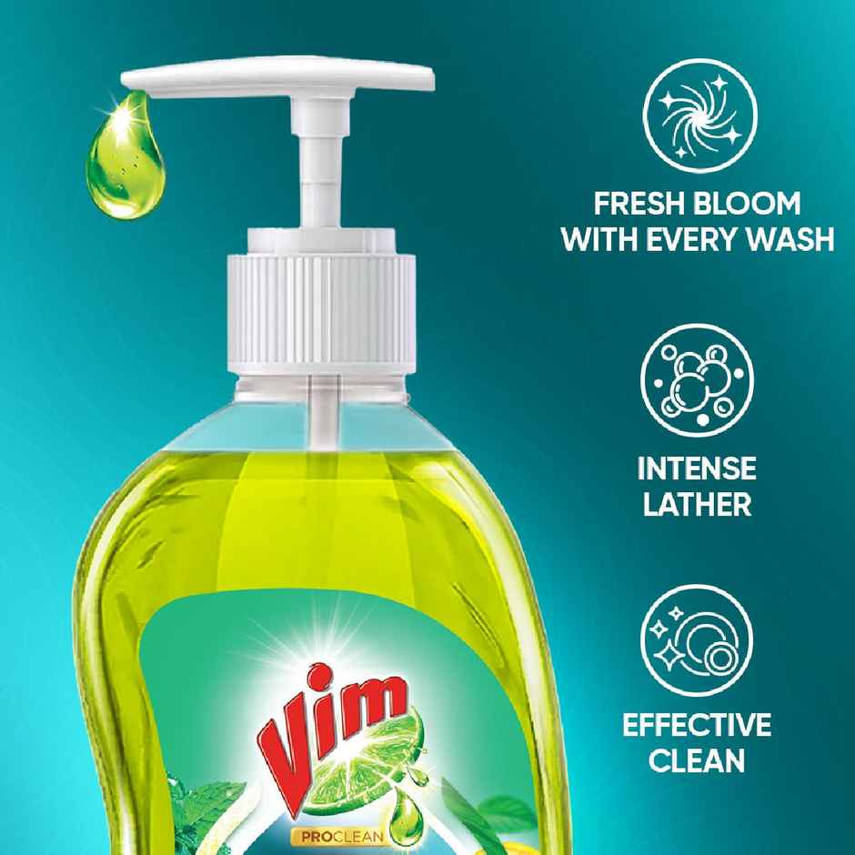 Vim Cooling Freshness Mint Dishwash Liquid