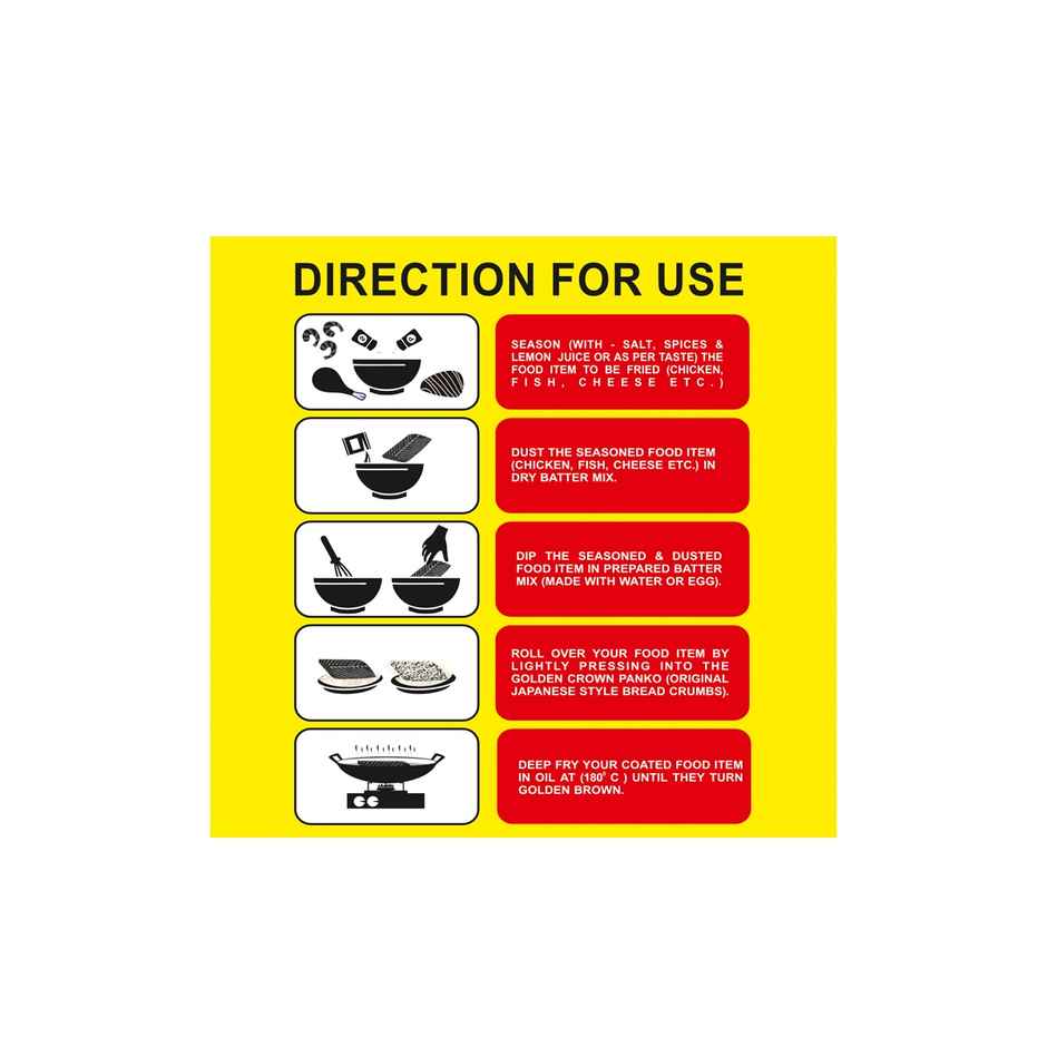 Golden Crown Bread Crumb Mix | Cooking Essential| Combo