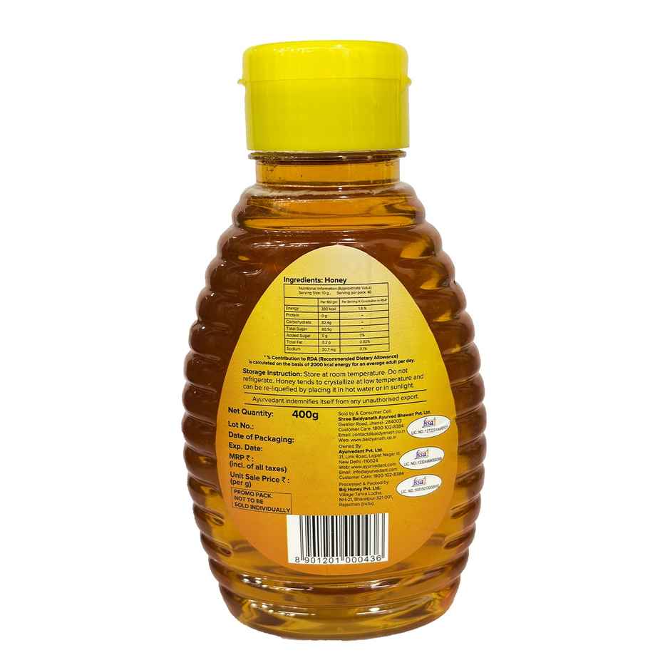 Baidyanath Ayurvedant Honey Squeeze Pack | BUY 1 GET 1 FREE
