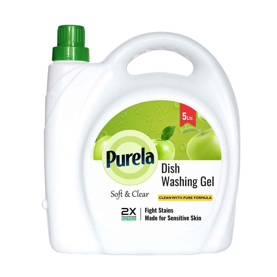 Purela Green Apple Dishwash Liquid Gel