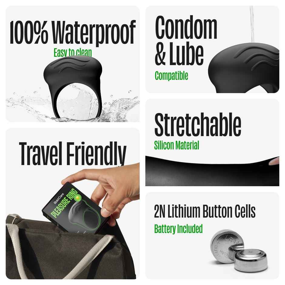 Bold Care Pleasure Ring  For Erection Support