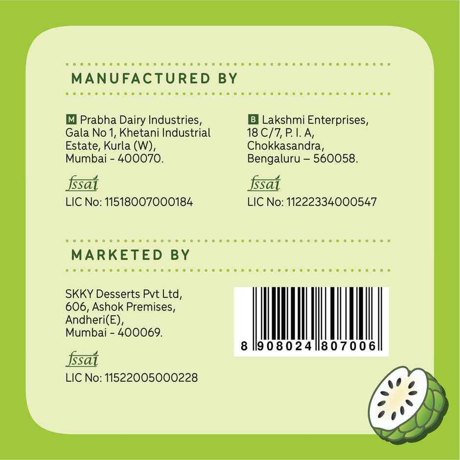 Go Zero Simply Sitaphal Low Calorie Guilt Free Icecream Cup