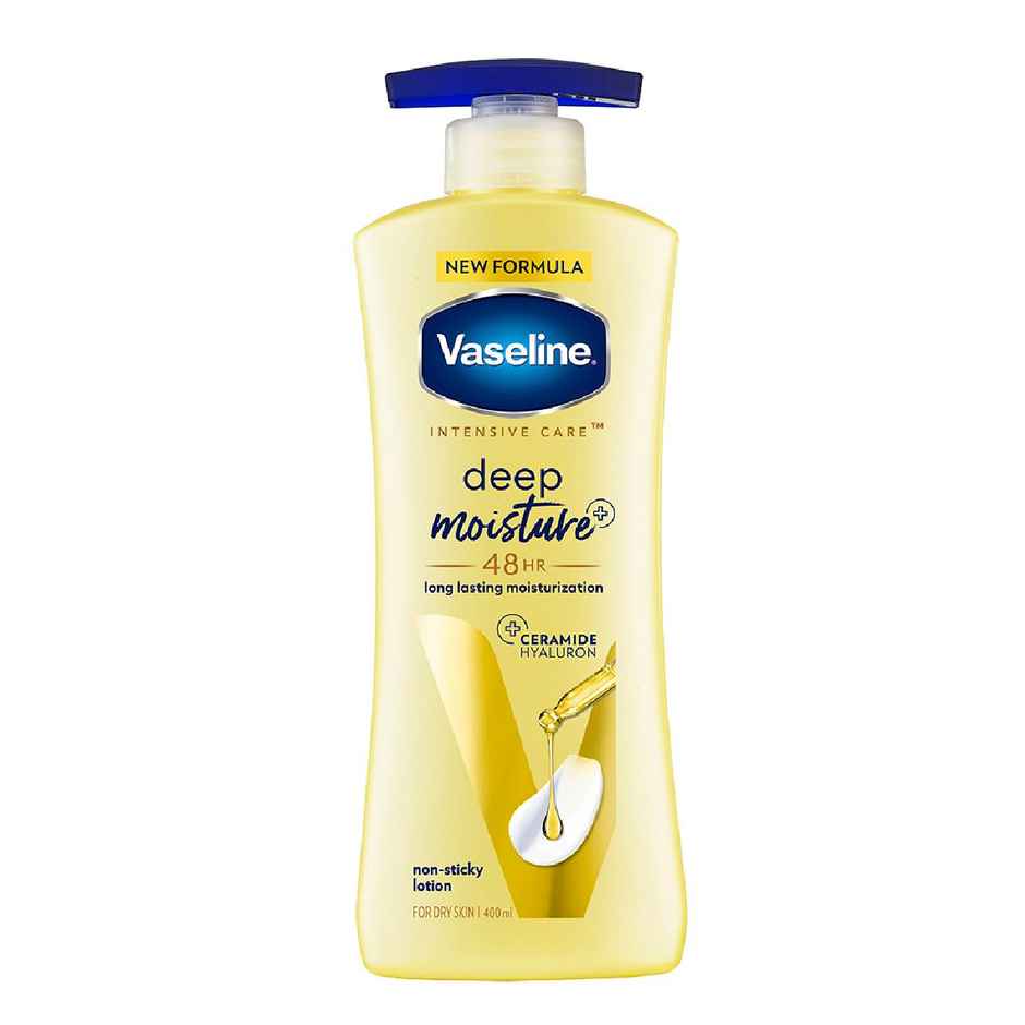 Vaseline Deep Moisture Body Lotion With Ceramide Hyaluron | 10X More Moisture| For Dry Skin