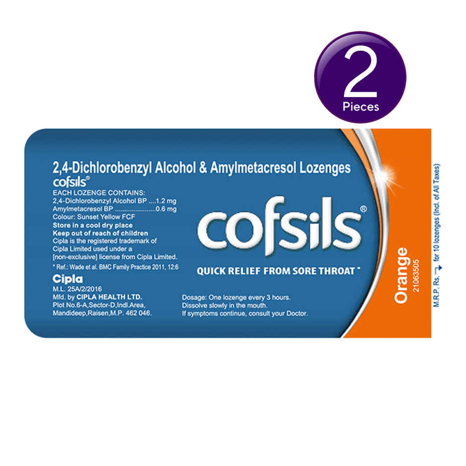 Cofsils Orange Lozenges Combo