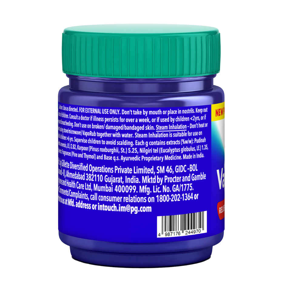 Vicks Vaporub - Relief for Cold, Cough, Congestion