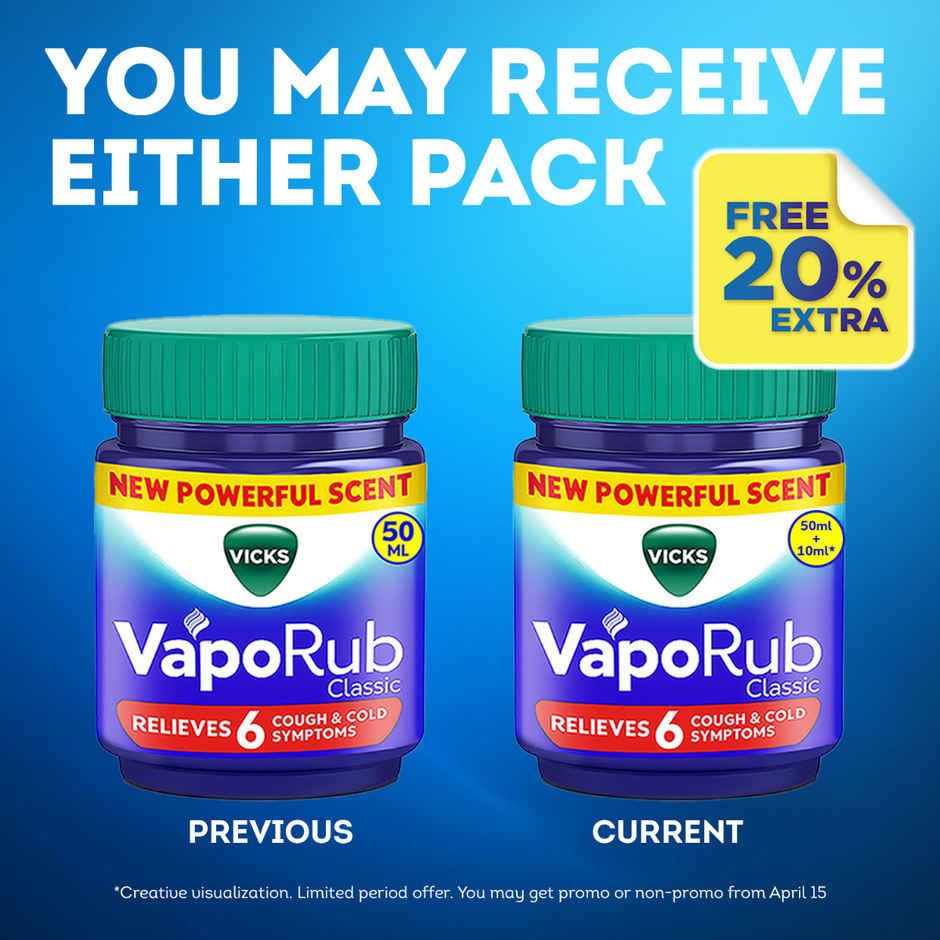 Vicks Vaporub - Relief for Cold, Cough, Congestion