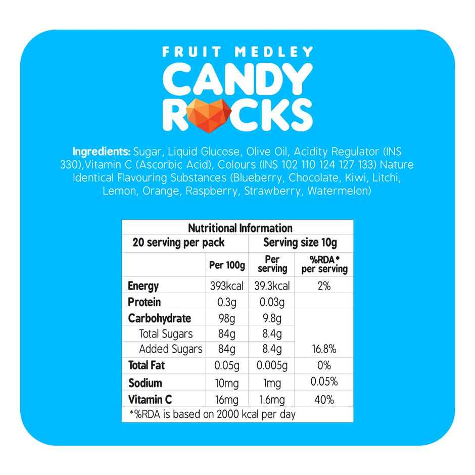 Zubi Candy Rocks Jar