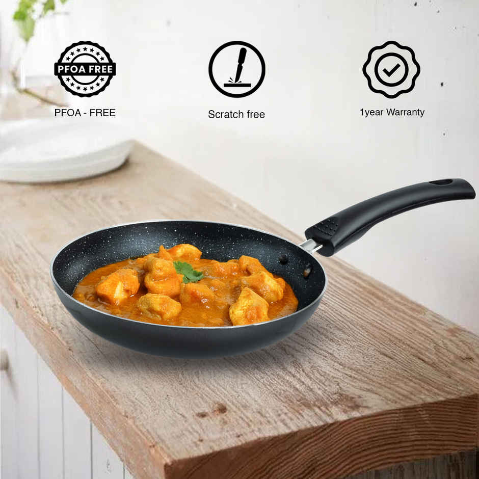 BAY6 Nonstick Fry Pan | 24 cm - Grey
