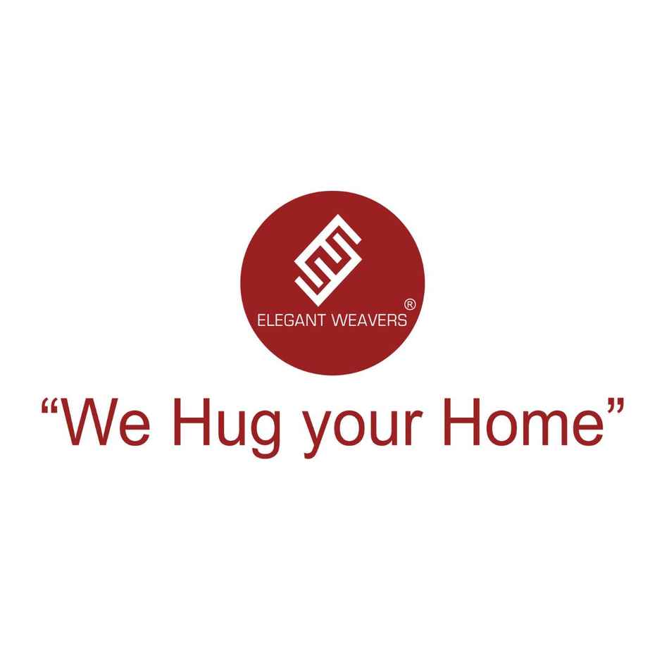 Elegant Weavers Varna Double Ethnic Bedsheet | With 2 Pillow Covers | White and Brown | 98 x 87 in