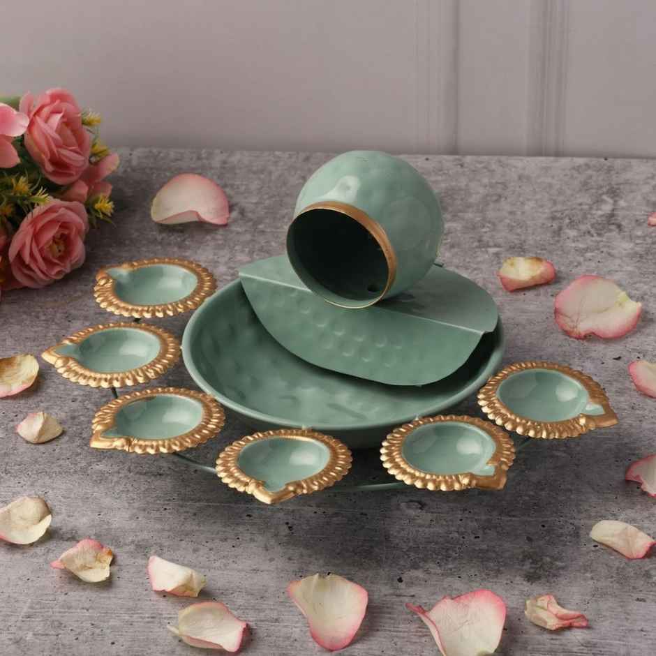 Diya Urli Bowl Water Fountain | Urban Born