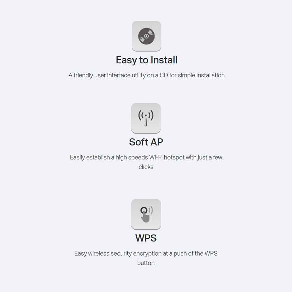 TP-Link TL-WN823N 300Mbps Mini Wireless Network USB Adapter for PC Desktop Laptop - Black