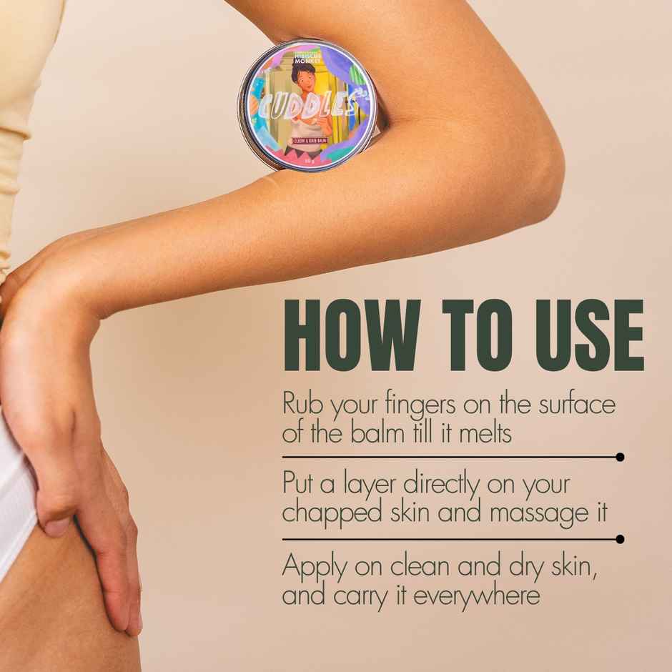 Hibiscus Monkey Cuddles Elbow & Knee Balm For Chapped Dry Skin