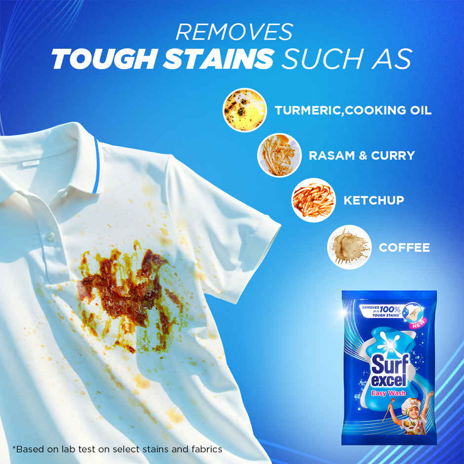 Vim Lemon Dishwash Liquid Gel (500ml) & Surf Excel Easy Wash Detergent Powder (1kg) Combo