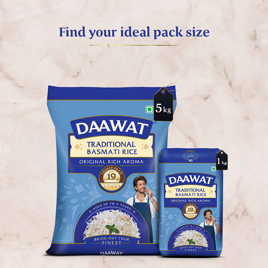 Daawat Traditional Basmati Rice | Long Grain