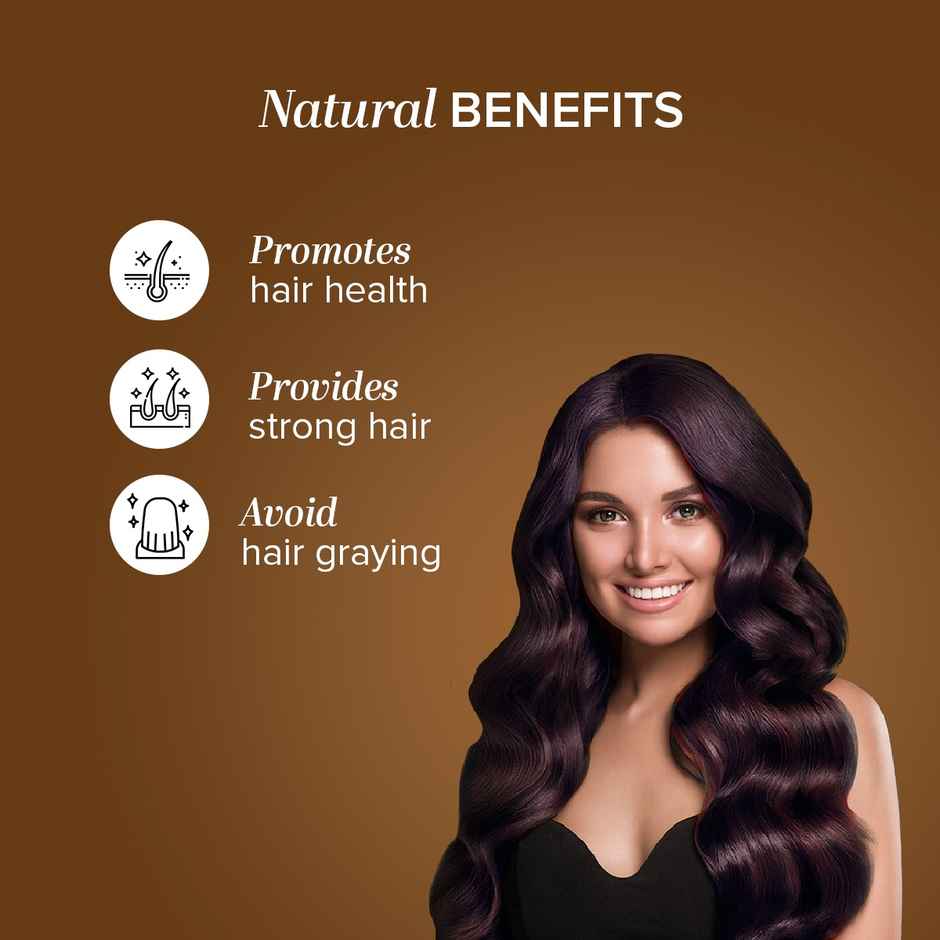 Khadi Natural Herbal Mehndi Brown Natural Hair Color And Conditiones Hair