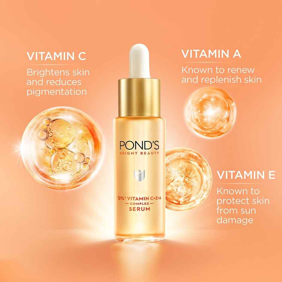 Pond's Bright Beauty 12% Vit C+E+A Serum