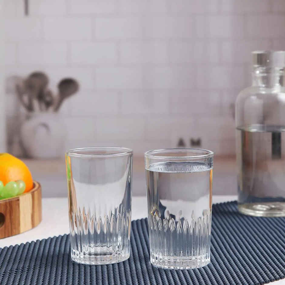 Roxx Ariana HB Tumbler Glass - 265 ml | Pack of 6