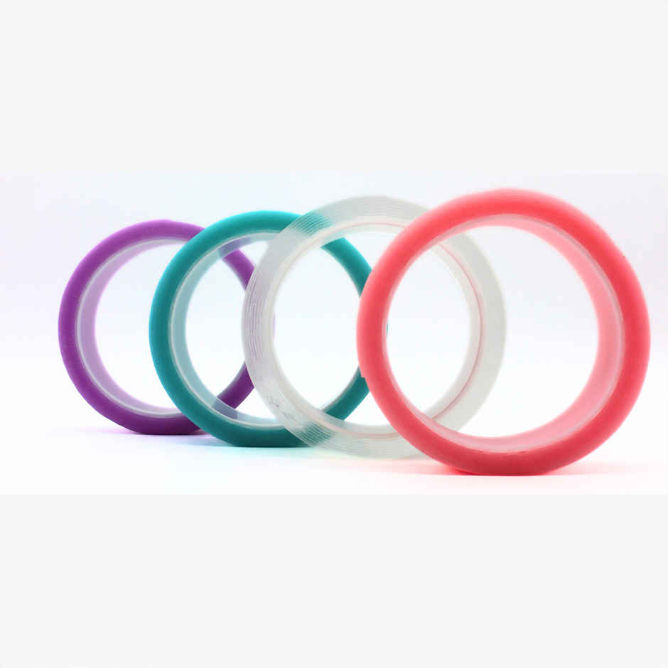 Nano Double Sided Tape | 2 mm x 3 m (Colour May Vary) | Strong Reusable Adhesive