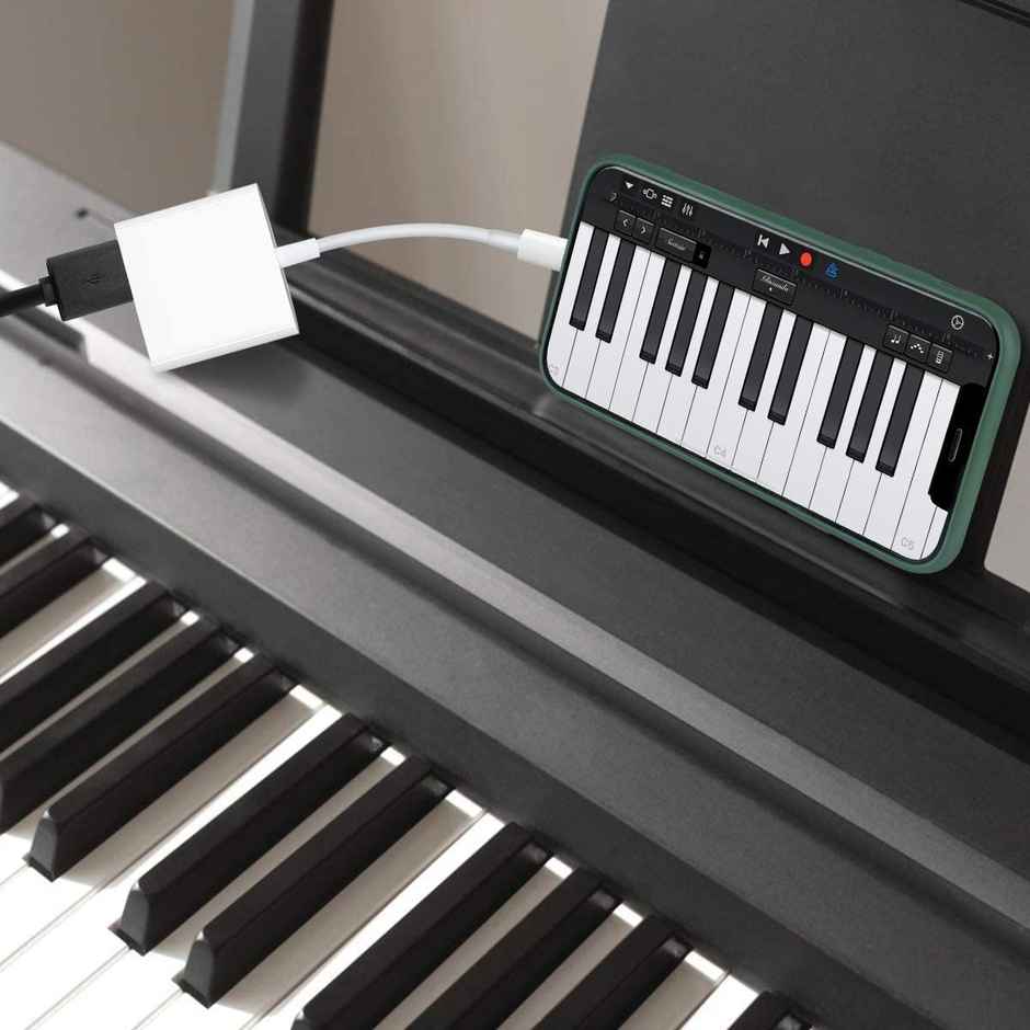 Sounce MFI-Certified Lightning to USB Camera Adapter with Charging Port, Portable Lightning to USB Female OTG Adapter Compatible with Phone, Phone to USB Adapter Plug and Play Support Card Reader