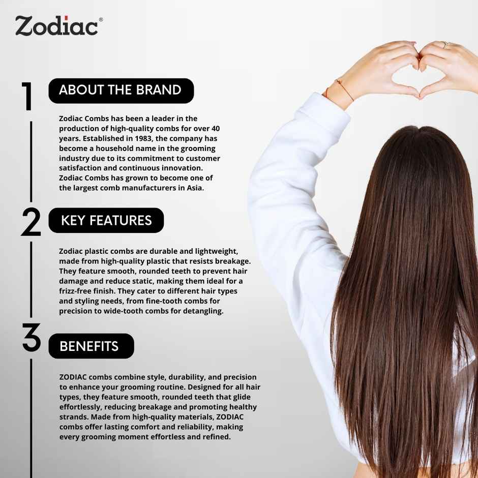 Zodiac Rc2 Round Hair Comb