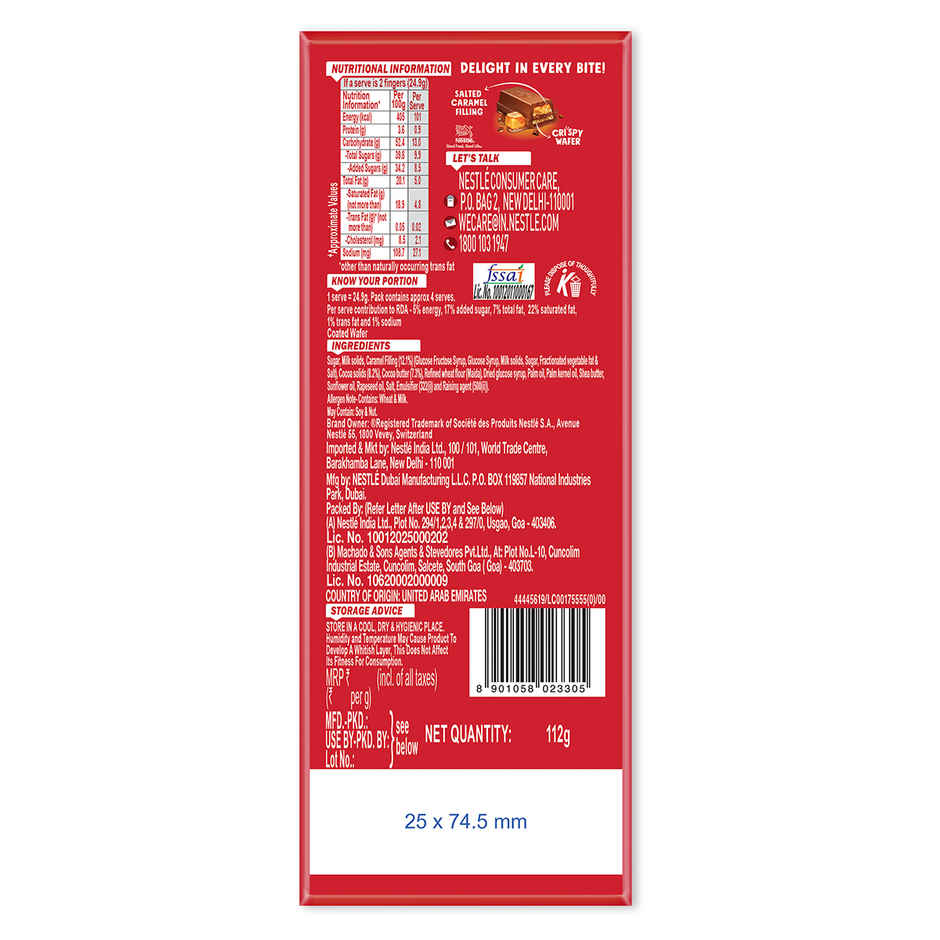 Kitkat Delights Salted Caramel | Sweet & Salty Chocolate