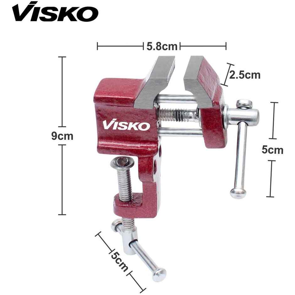 Visko 753 Baby Vise Pin Type With Clamp 25Mm Multi Vise Tool