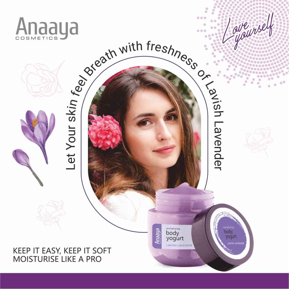 Anaaya Revitalizing Body Yogurt - Lavish Lavender