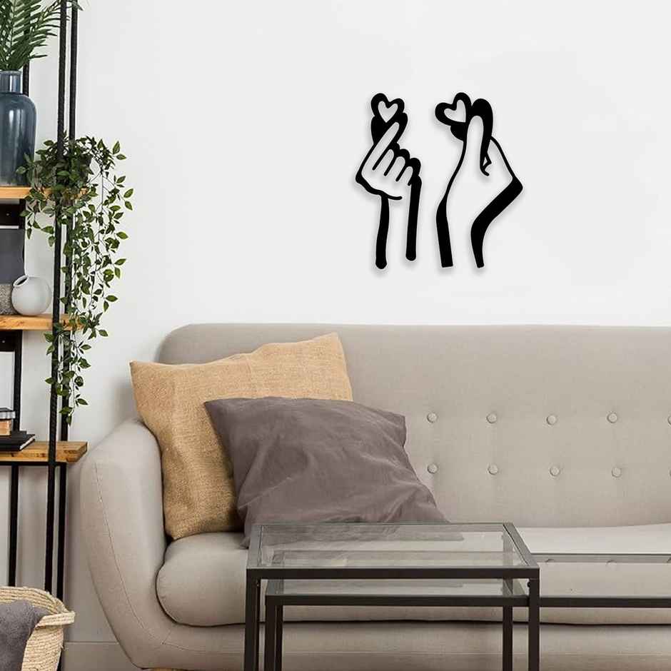 Urbanfix Korean Hearts Wall Art Cutout