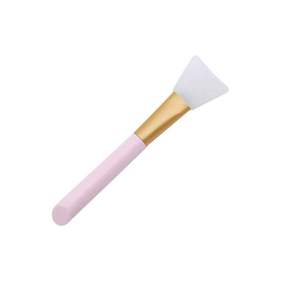 Bronson Professional Soft Hairless Silicone Mud Face Pack Brush Applicator (Color May Vary)