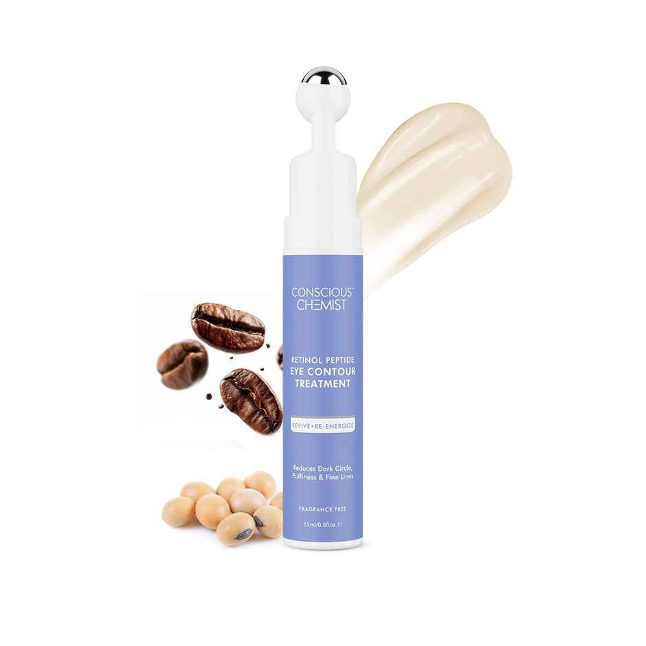 Conscious Chemist Retinol Peptide Under Eye Cream (Serum) For Dark Circles & Puffines