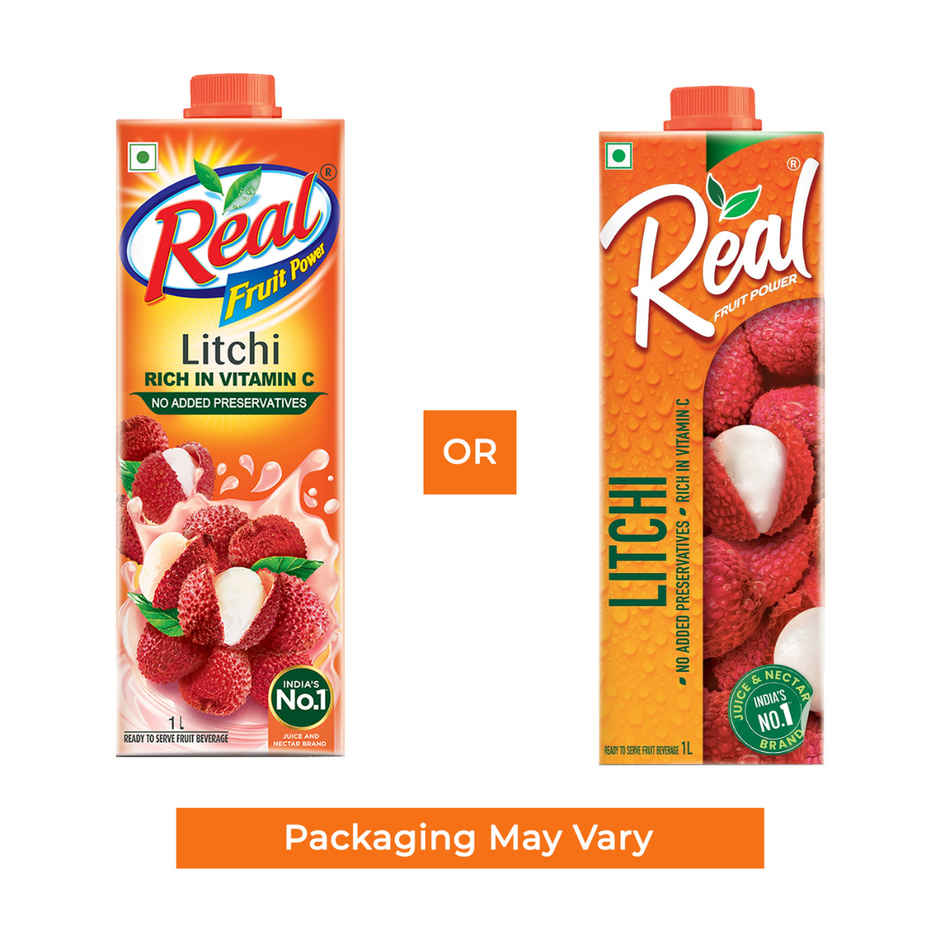 Dabur Real Litchi Fruit Juice | Sweet & Refreshing