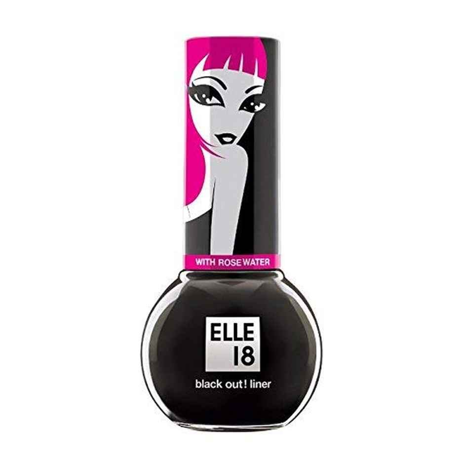 Elle 18 Water Resistant Black Out Eye Liner - Black