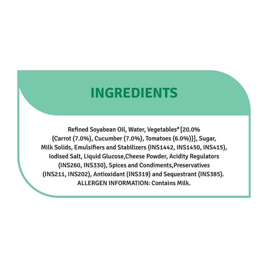 Veeba Sandwich Spread Carrot & Cucumber