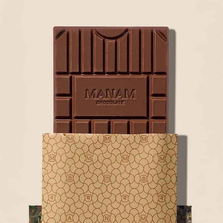 Manam Chocolate Indian Origin Tablet No. 1 | 45% Milk