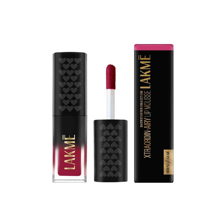 Lakme Xtraordin-airy Lip Mousse Mini | Plum Punch