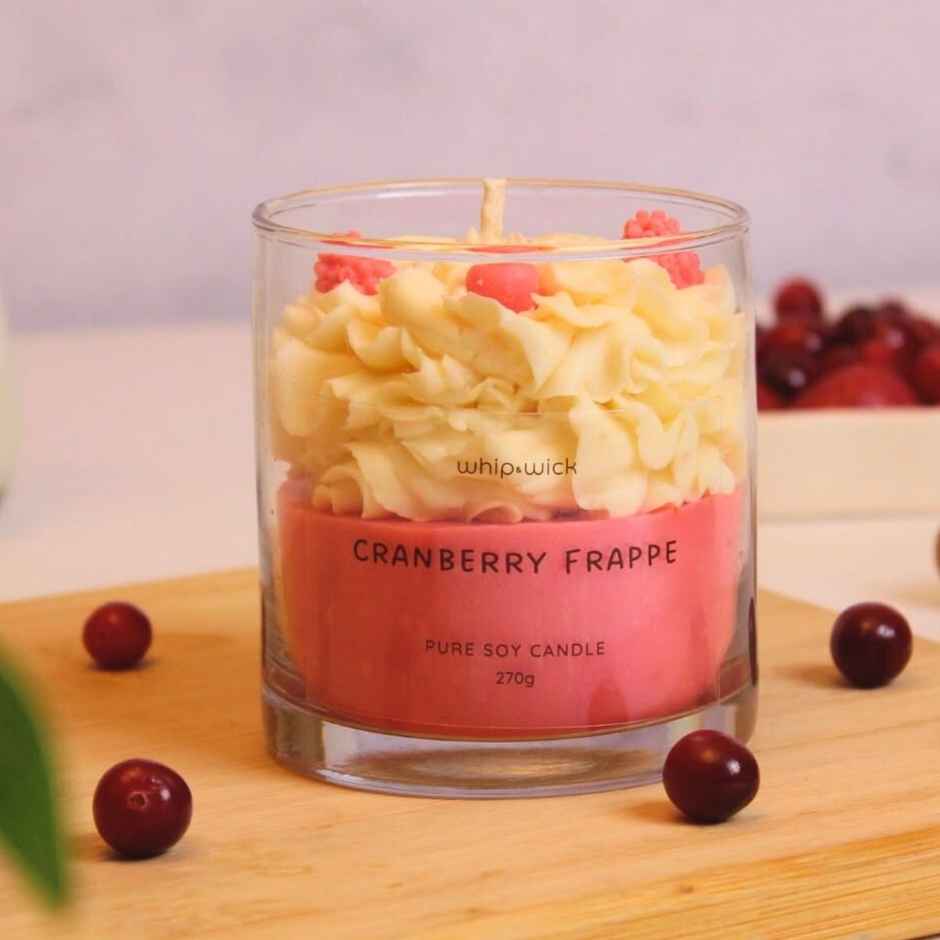 Whipand Wick Cranberry Frappe Scented Candle