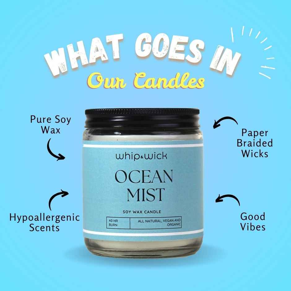 Whipand Wick Ocean Mist Scented Candle