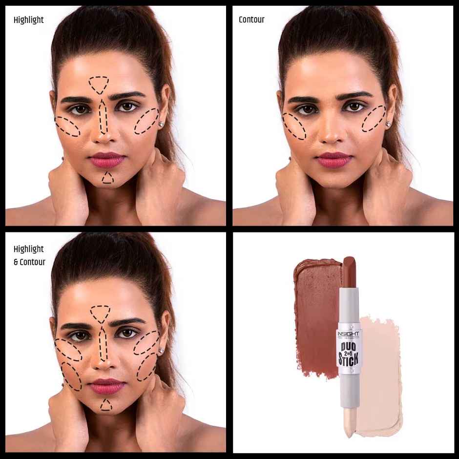 Insight Cosmetics Duo Stick Conceal Contour + Highlighter