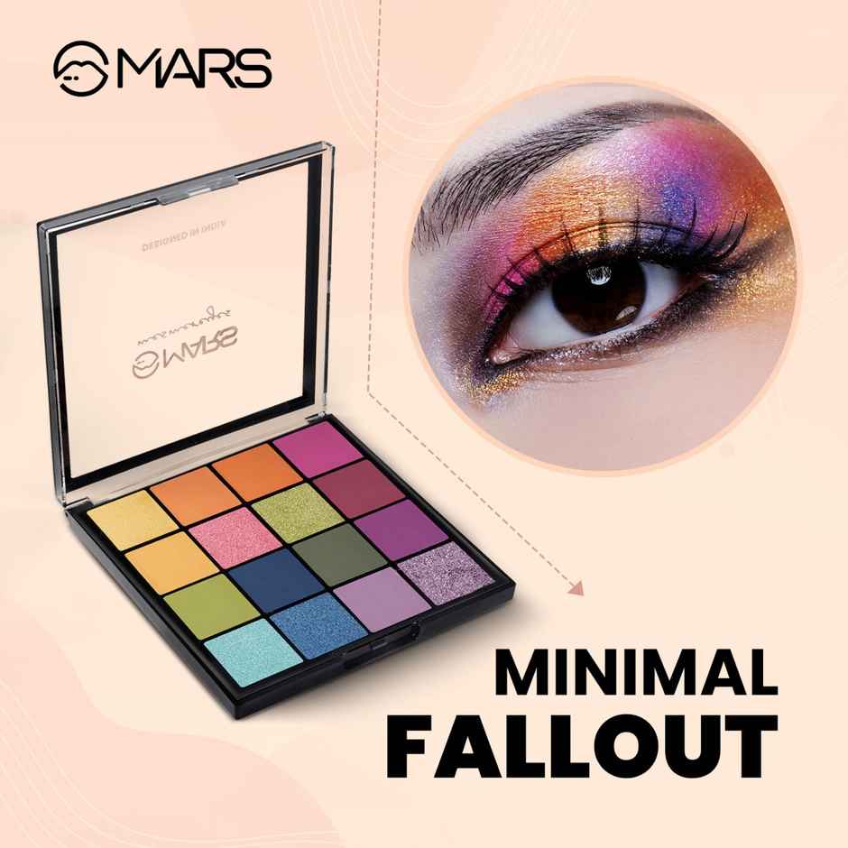 MARS Cosmetics Highly Pigmented Mesmereyes Eyeshadow Palette (02-Multicolor)