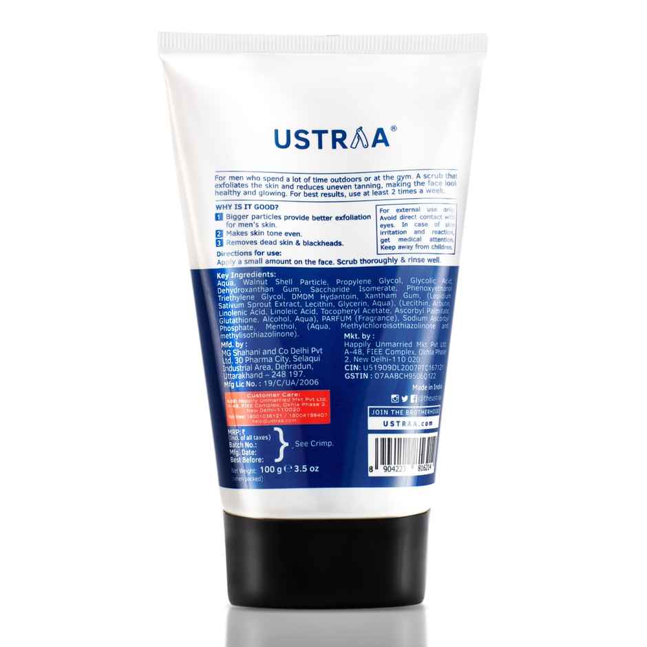 Ustraa De-tan Face Scrub