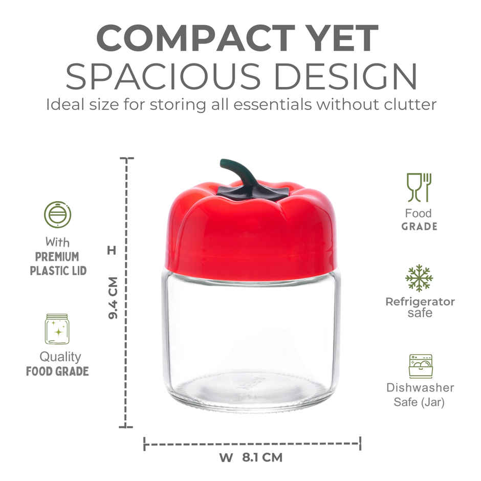 Yera 275 ml 3 pcs Jar Set - Sweet Pepper Jars