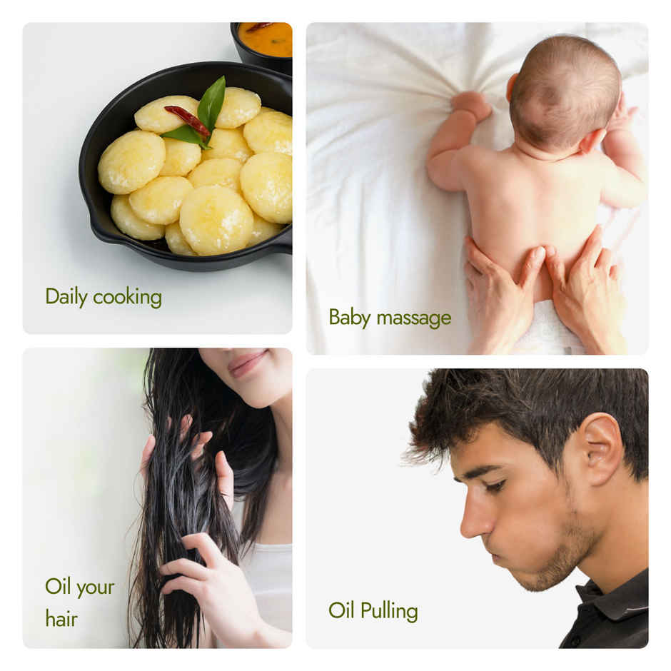 Kapiva Kerala Virgin Coconut Oil (Nariyal Oil) | Multipurpose