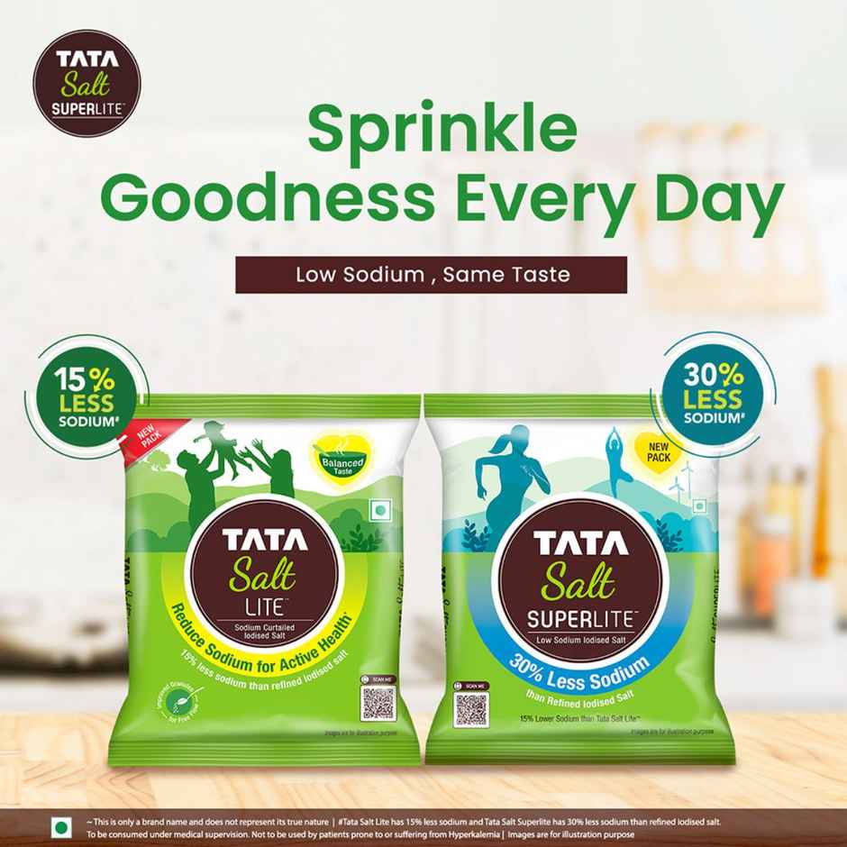 Tata Salt Superlite With 30% Low Sodium