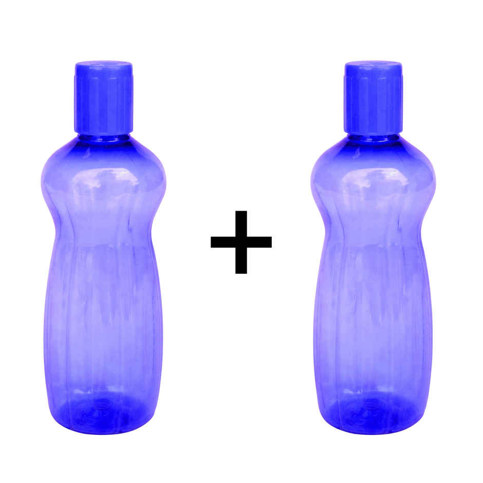 Princeware Astra Pet Fridge Water Bottle 950 ml | Blue Combo