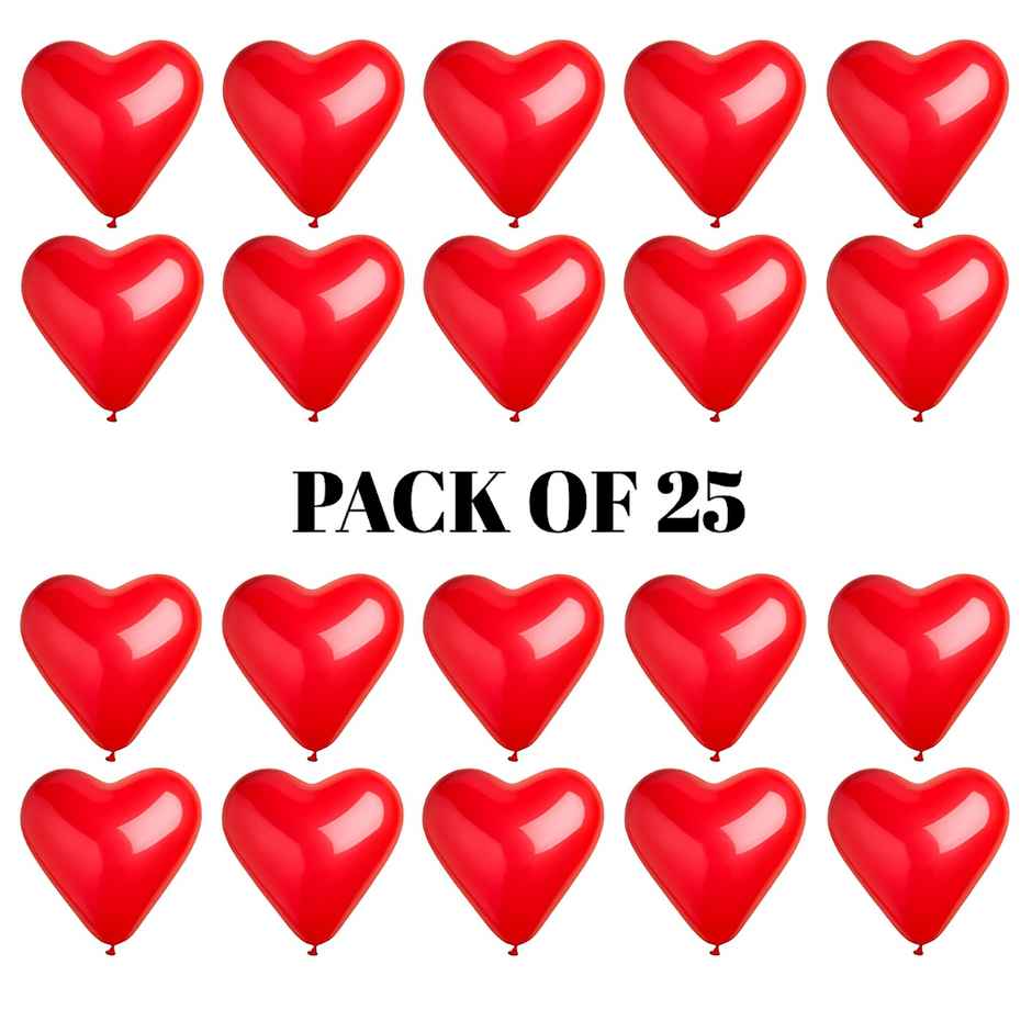 Red Heart Balloons | Balloon Decoration for Couple | Propcon